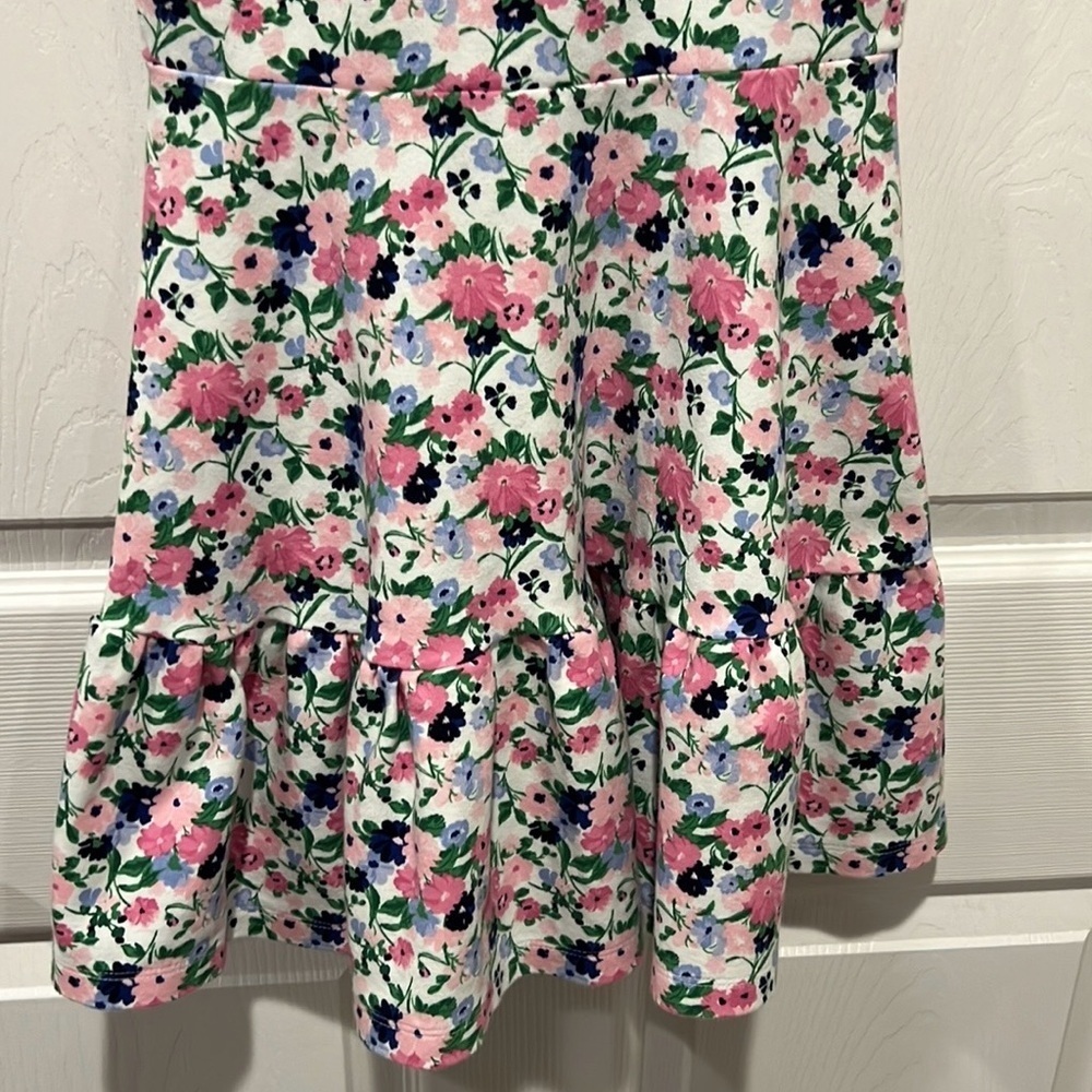 Janie & Jack girls floral tank bow sleeve dress size 8 NWOT - Picture 4 of 9